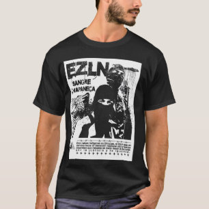 EZLN Hecho en Chiapas Mexico Ft. Palenque y jaguar T-Shirt