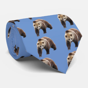 Ezobrown bear tie