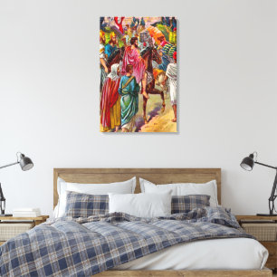 Ezra 1 Returning to Jerusalem Canvas Print