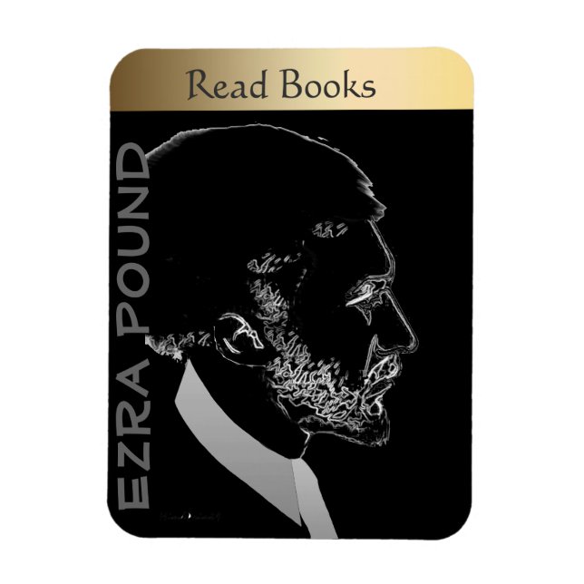Ezra Pound Magnet (Vertical)