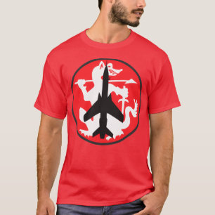 F105G Thunderchief Wild Weasel Badge Clean Style  T-Shirt