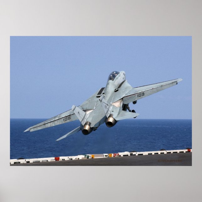 F14 Catapults Into The Sky Poster (Front)