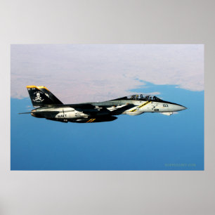 F14 Jolly Rodger Over Iraq Poster