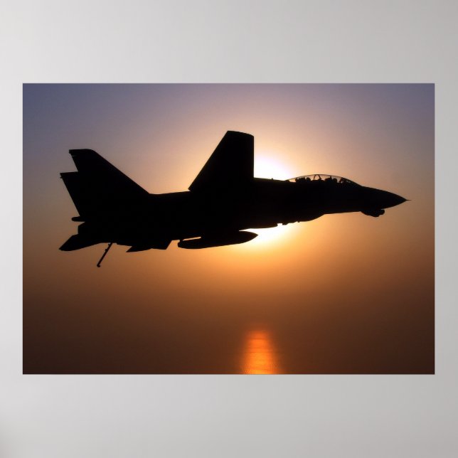F14 On Sunset Patrol Poster (Front)