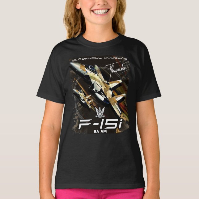 F15 IAF Israeli Air Force Fighter Jet T-Shirt (Front)