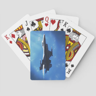 F16 Fight Falcon Supersonic Take Off Playing Cards