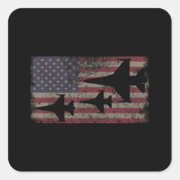 F16 Fighter Jet Plane USA Flag Patriot