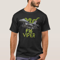 F16 Viper fighter jet black