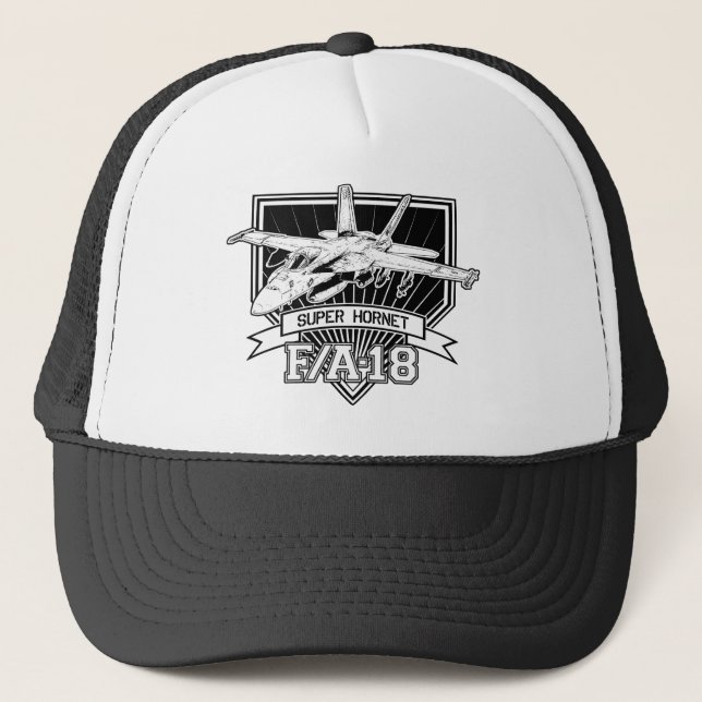 F18 Super Hornet Trucker Hat (Front)