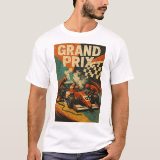 F1 grand prix t-shirt casual