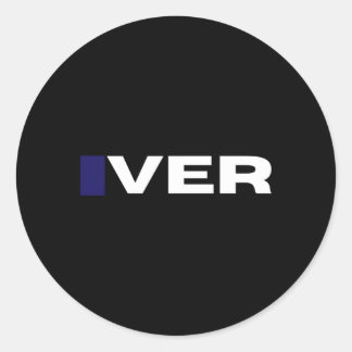 F1 Grid Names Max Verstappen Classic Round Sticker