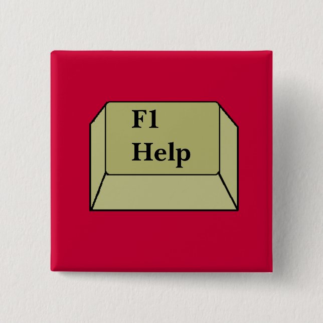 F1  HELP computer key - button (Front)