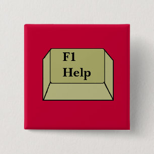 F1 HELP computer key - button
