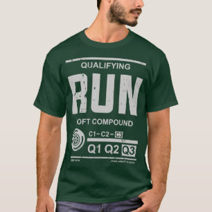 F1 Qualifying Run Q3 Design T-Shirt