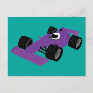 F1 Race Car Postcard