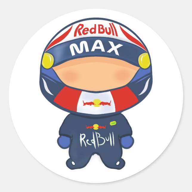 F1 Sticker RedBull Max Verstappen Formula (Front)
