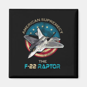 F22 Raptor American Patriotic Fighter Jet 4th Of J Magnet