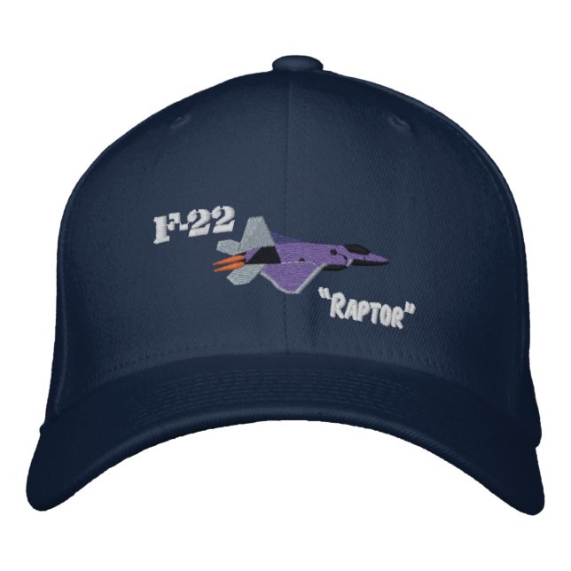 F22 Raptor Embroidered Hat (Front)