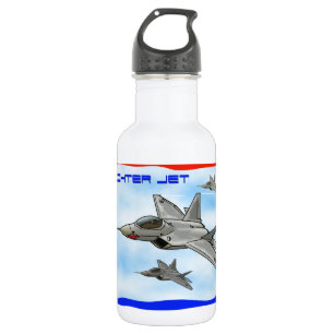 F22 Raptor fighter jet 532 Ml Water Bottle