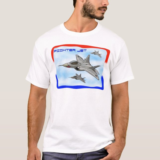 F22 Raptor fighter jet T-Shirt (Front)