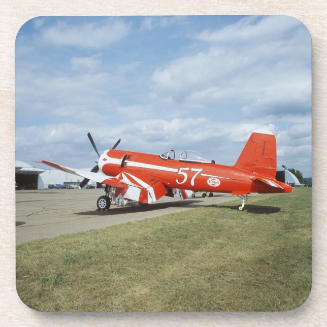 F2G-1D Super Corsair aeroplane at the air show in Coaster (Front)