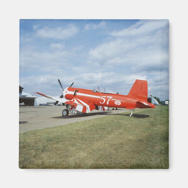 F2G-1D Super Corsair aeroplane at the air show in Magnet (Front)