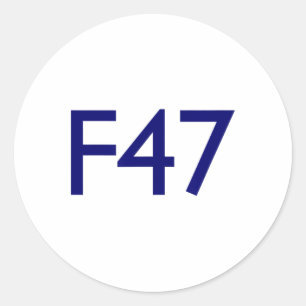 F47 Collection Resist Trump And Project 2025 Classic Round Sticker