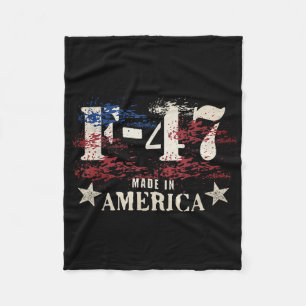F47 Fighter Jet F-47 Aircraft Fleece Blanket