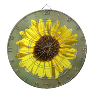 F47 Yellow Wildflower Common Annual Sunflower Dartboard