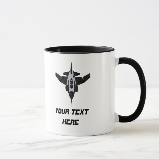 F4 Phantom Airforce Fighter Jet Military Aircraft Mug (Right)
