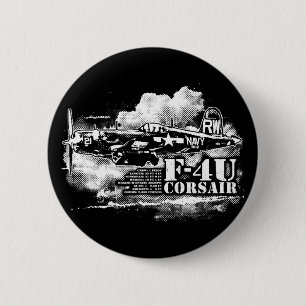 F4U CORSAIR 6 CM ROUND BADGE