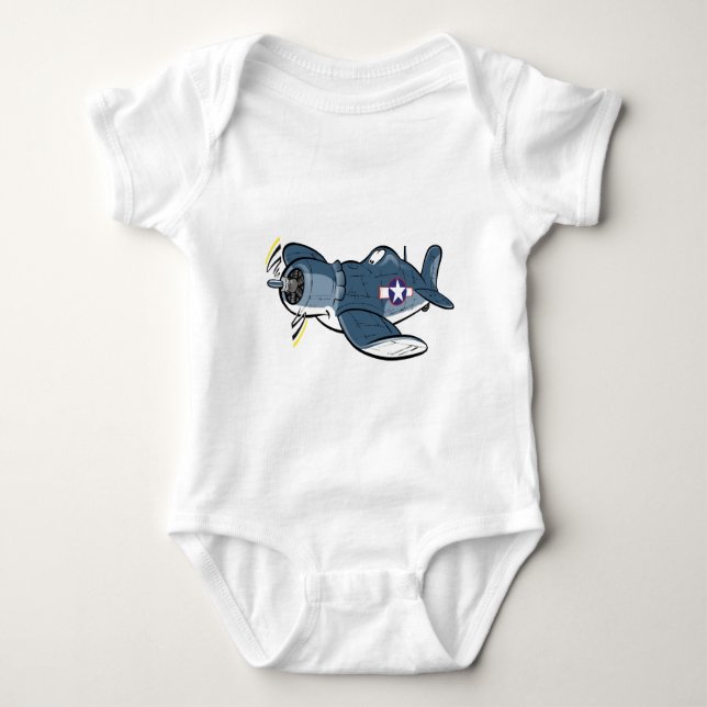 f4u corsair baby bodysuit (Front)