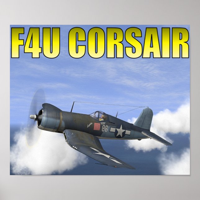 F4U CORSAIR "Lucybelle" poster (Front)