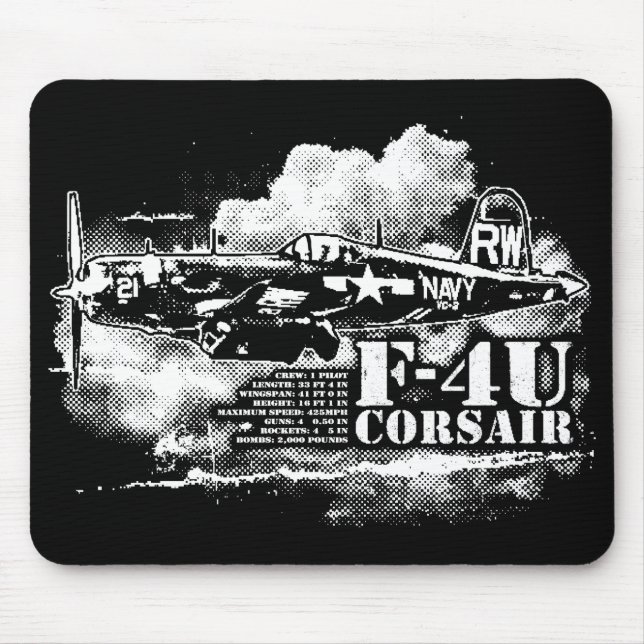 F4U CORSAIR MOUSE PAD (Front)