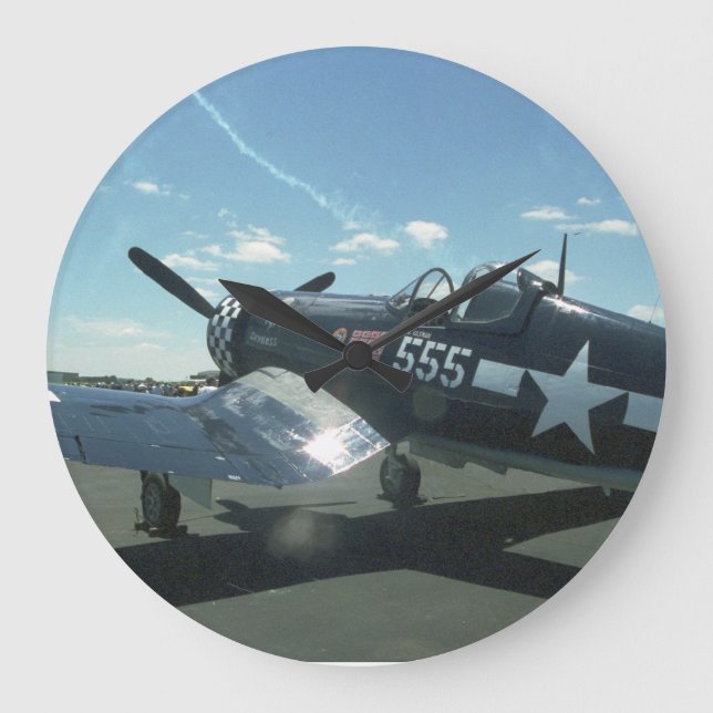 F4U Corsair Wall Clock (Front)