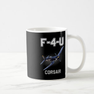F4u Corsair Warbird Wwii Military Aircraft  Coffee Mug