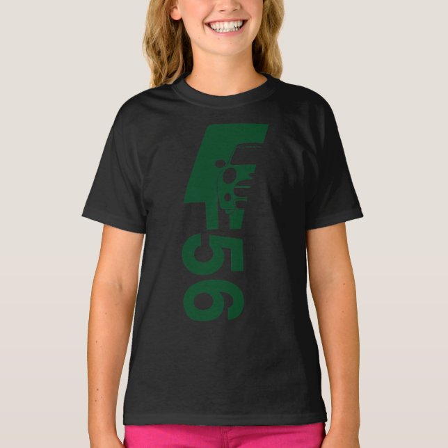 F56 MINI Cooper bold and simple logo design in Bri T-Shirt (Front)