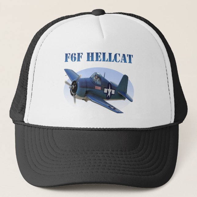 F6F Grumman Hellcat Trucker Hat (Front)