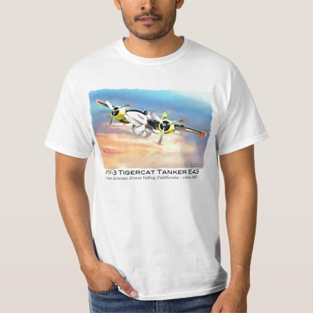 F7F-3 Tigercat Airtanker T-Shirt (Front)