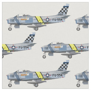 F86 Fighter Jet Fabric