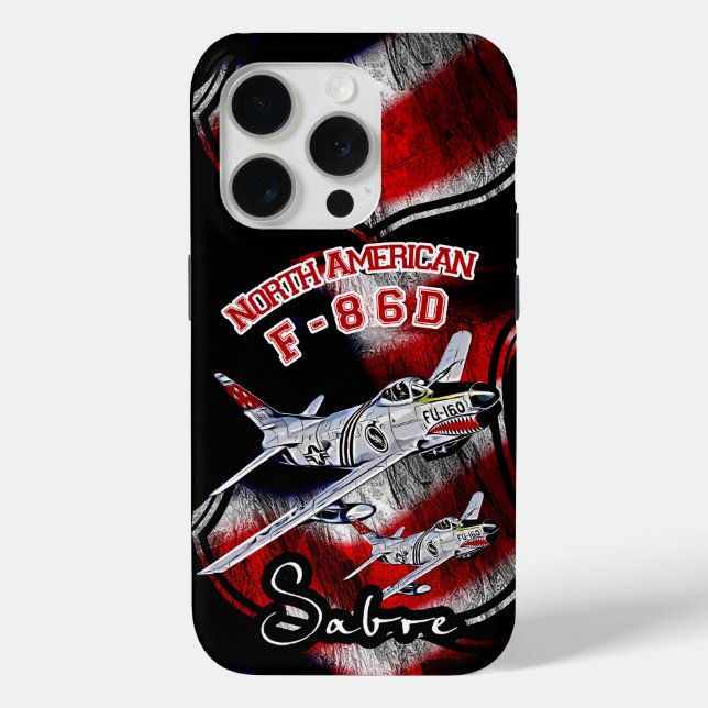 F86 Sabre Fighter Plane Phone case (Back)