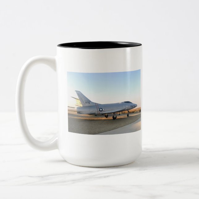 F-100 Super Sabre Fighter Jet Mug (Left)