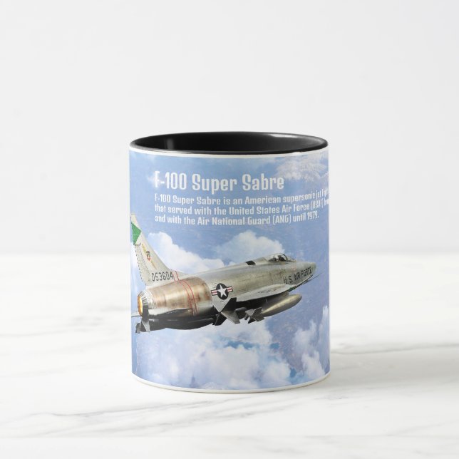 F-100 Super Sabre  Mug (Center)