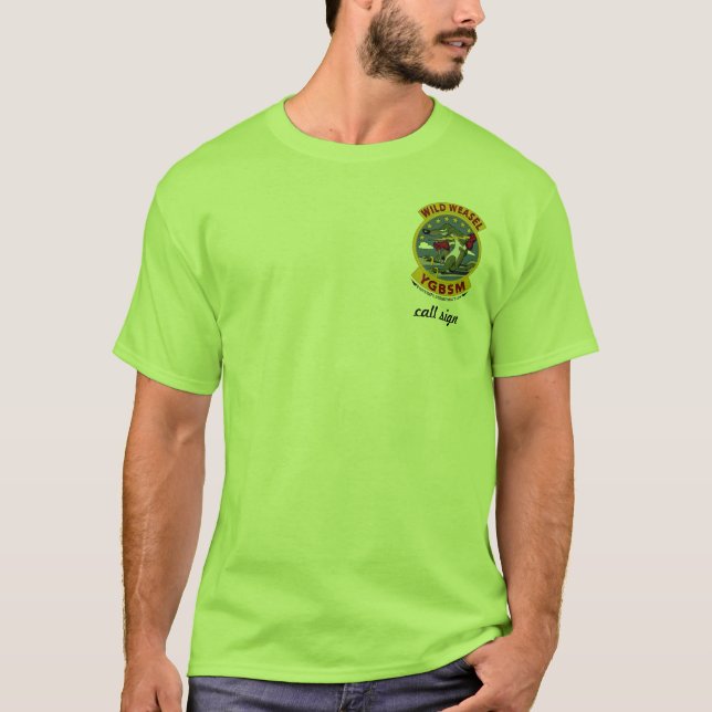 F-105 Weasel Design (light coloured) T-Shirt (Front)