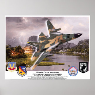 F-111A Wings Over Vietnam Aardvark Poster