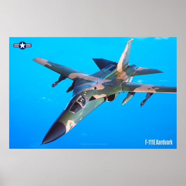 F-111E AARDVARK POSTER (Front)