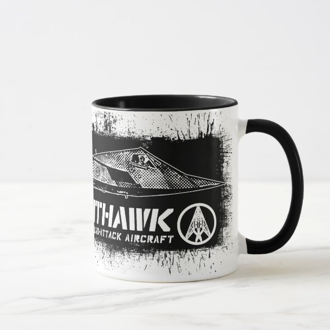 F-117 Nighthawk 11 oz Ringer Mug (Right)