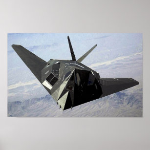 F-117 Nighthawk Aircraft Poster