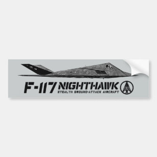 F-117 Nighthawk Bumper Sticker