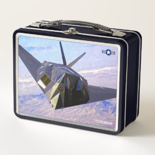 F-117 NIGHTHAWK METAL LUNCH BOX
